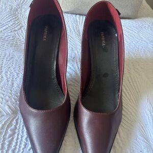Paprika Women's Burgundy Heels